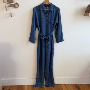Pietro Brunelli Blue Maternity Jumpsuit